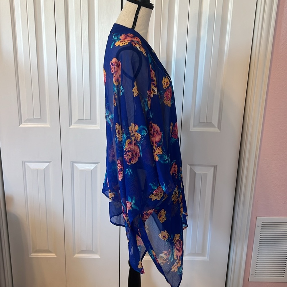 Royal Blue kimono- XXL - Picture 3 of 6